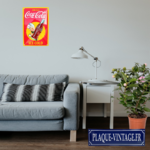 plaque émaillée coca-cola 20x30 cm