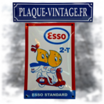 plaque émaillée Esso 2-t