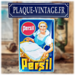 plaque émaillée lessive persil rétro