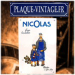 plaque émaillée vins nicolas