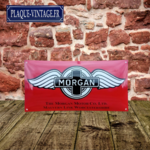 plaque émaillée Morgan motor company
