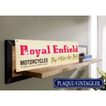 plaque émaillée royal enfield motorcycles