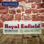 plaque émaillée royal enfield