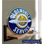 plaque émaillée vintage oldsmobile service