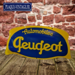 plaque émaillée peugeot automobiles