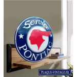 plaque émaillée pontiac service