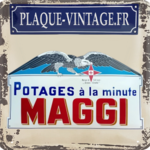 plaque émaillée potage Maggi
