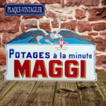 plaque émaillée Maggi potage à la minute