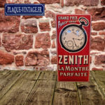 plaque émaillée montre zenith