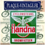 plaque émaillée cyclomoteurs flandria