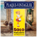 plaque émaillée solo margarine