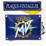 plaque émaillée mv agusta motos