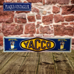 plaque émaillée yacco chevaux bandeau
