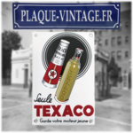 plaque émaillée texaco bouteilles