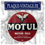 plaque émaillée logo motul motor oils