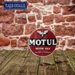 plaque émaillée motul huiles