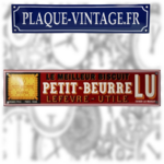 plaque émaillée lu petit-beurre lefevre utile