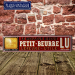 plaque émaillée petit-beurre Lu le meilleur biscuit