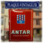 plaque émaillée Antar huile de France