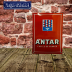 plaque émaillée huile Antar