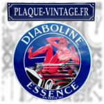 plaque émaillée essence diaboline