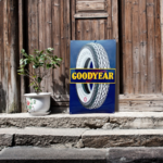 plaque émaillée goodyear tyres