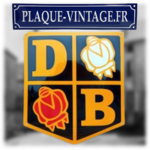 plaque émaillée logo david brown tracteurs