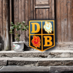 plaque émaillée david brown logo