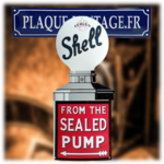 plaque émaillée shell sealed pump