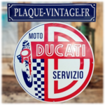 plaque émaillée moto Ducati