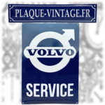 plaque émaillée volvo