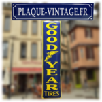 plaque émaillée goodyear tires