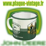 mug émaillé vintage john deere