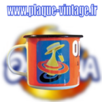 mug émaillé orangina