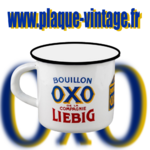 mug émaillé oxo liebig
