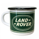 tasse émaillée land rover logo