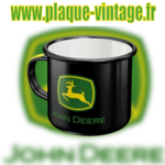 mug émaillé john deere logo