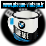 mug émaillé bmw garage
