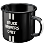mug émaillé mercedes benz trucks