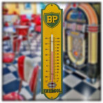 thermomètre émaillé BP energol