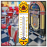 thermomètre émaillé Pennzoil