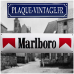 plaque émaillée Marlboro