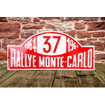 plaque émaillée rallye monte carlo 1964