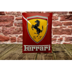 plaque émaillée logo Ferrari