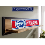 plaque émaillée logo yamaha bandeau