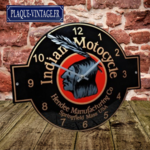 horloge émaillée Indian moto