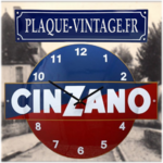 plaque émaillée Cinzano