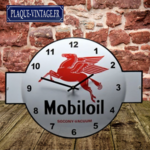 horloge émaillée Mobiloil