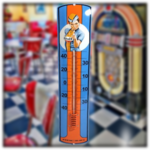 thermomètre émaillé Gulf racing