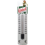 thermomètre émaillé Castrol motor oil